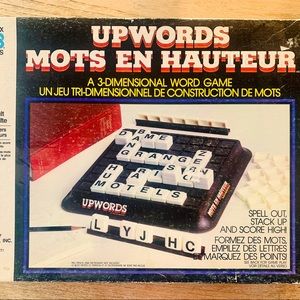 UPWORDS  (1983) Vintage board game - by Milton Bradley